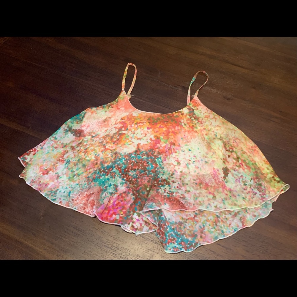 x[2/$15] Boutique - Bright Colored Crop Tank Top